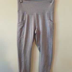 Grey Crop Leggings